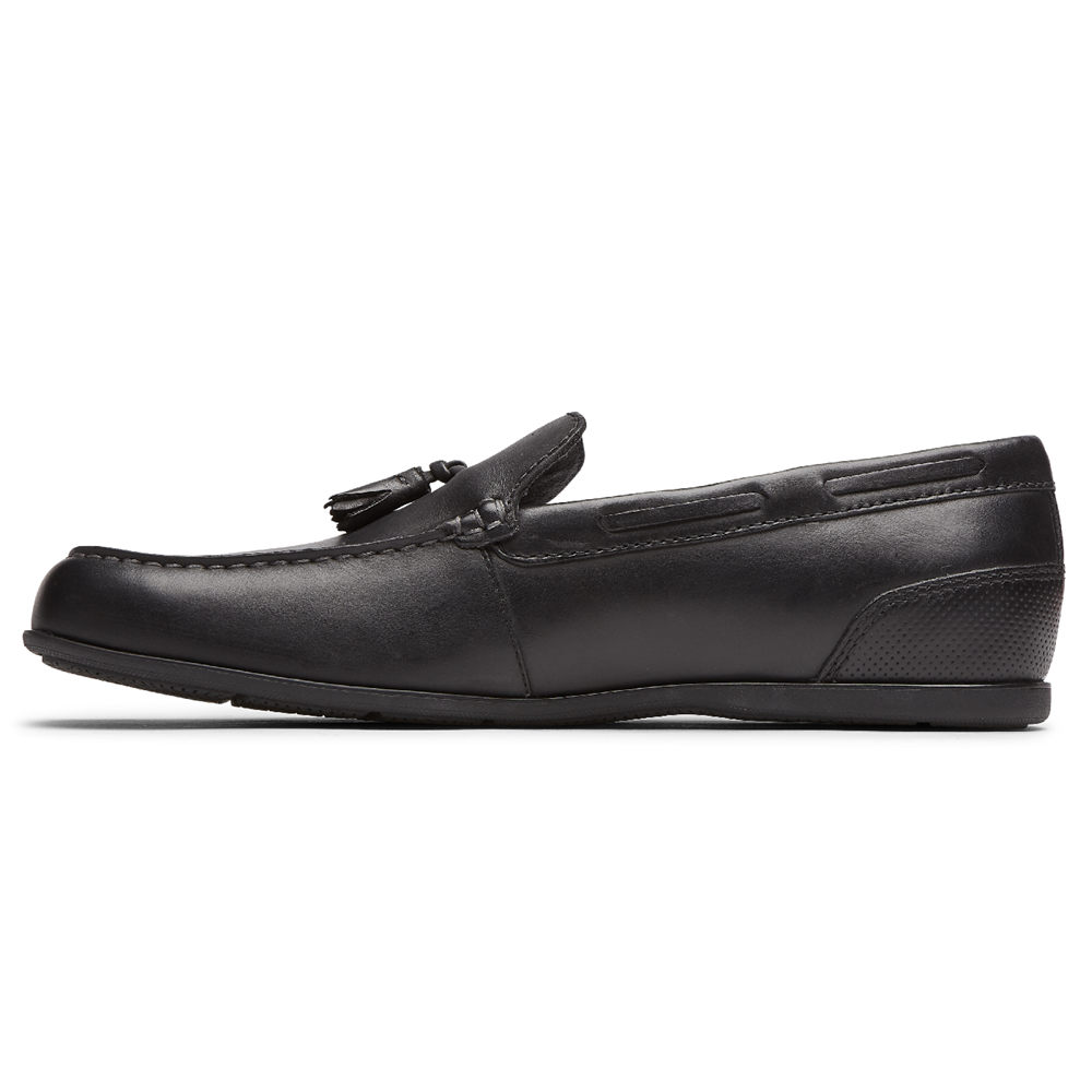 Rockport Loafers Herre Svart - Malcom Tassel - UQVE21430